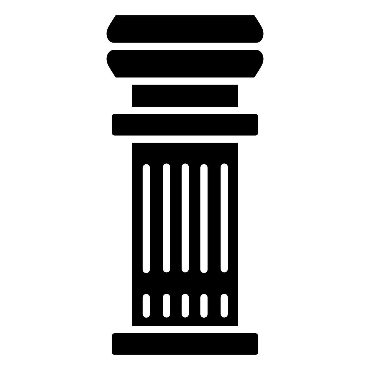 doric pillar icon