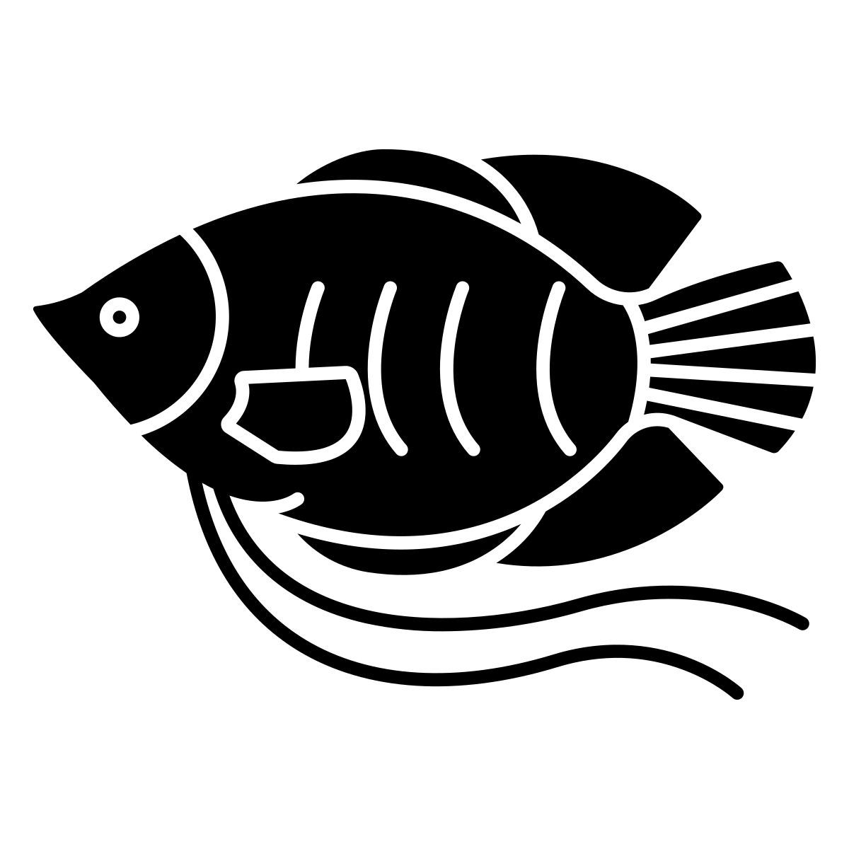 dwarf gurami fish icon