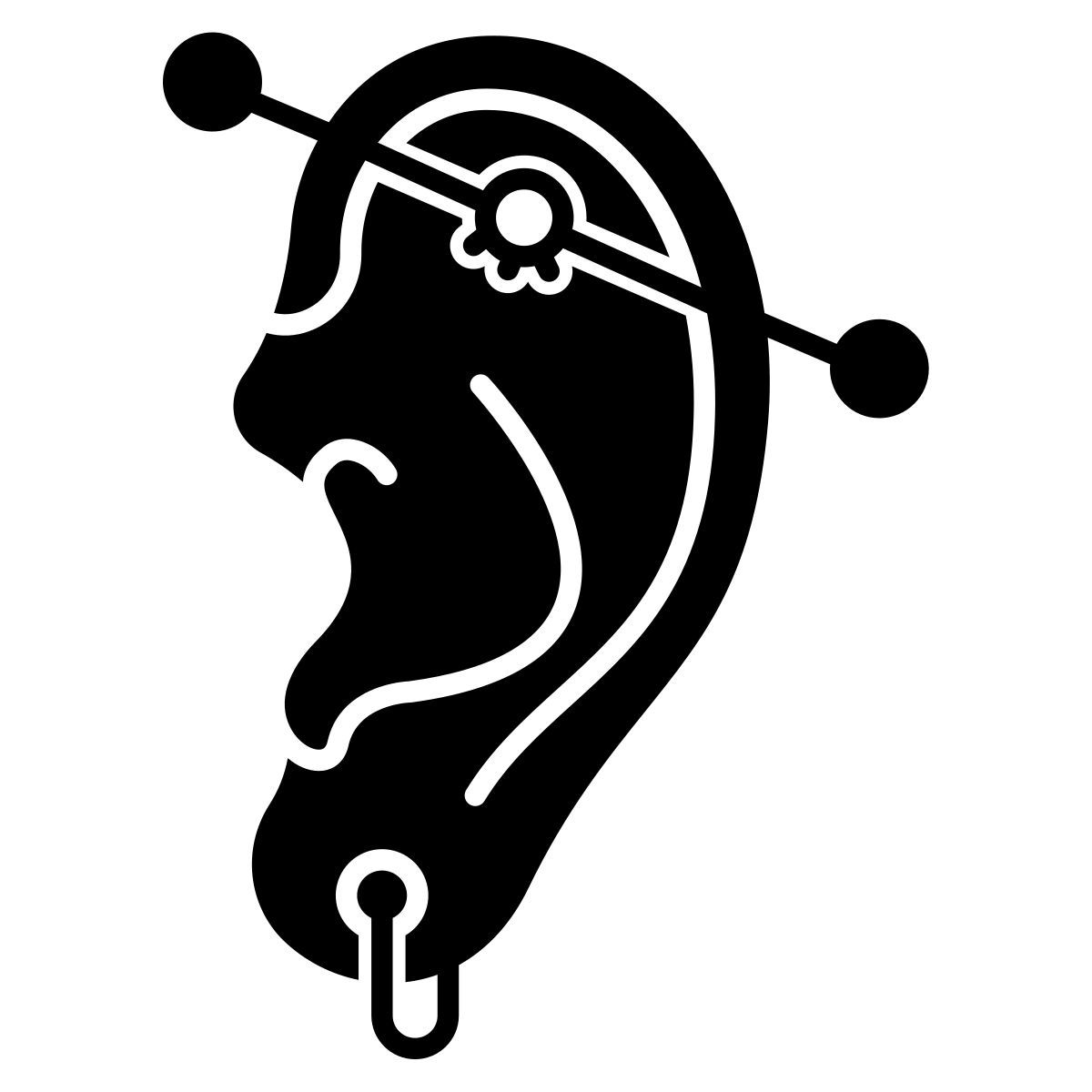 ear piercing icon