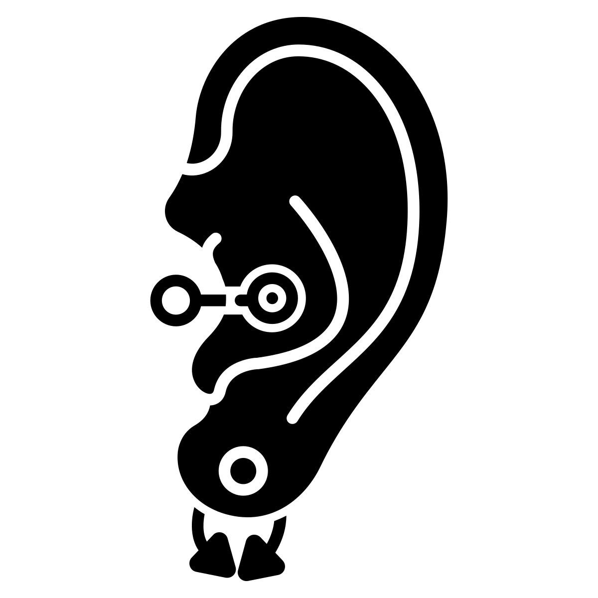 ear piercing icon