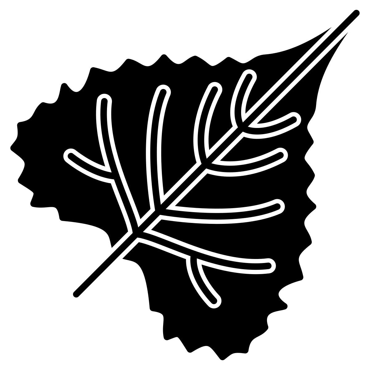 eastern cottonwood leaf icon