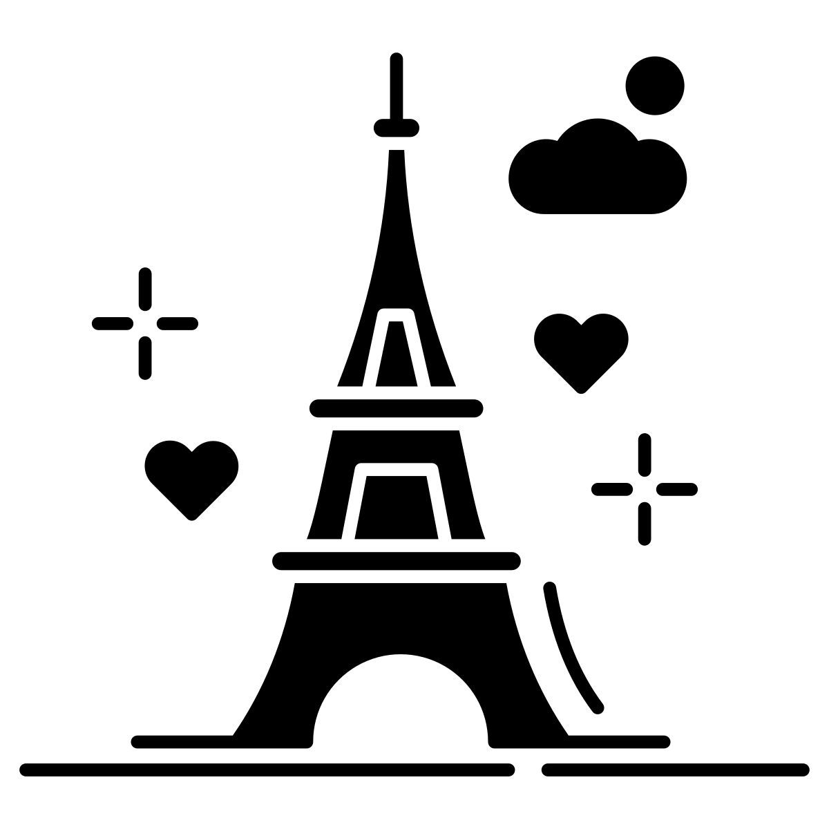 eiffel tower icon