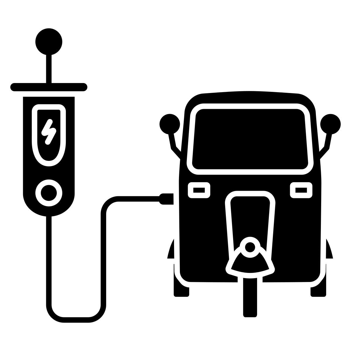 electric auto icon
