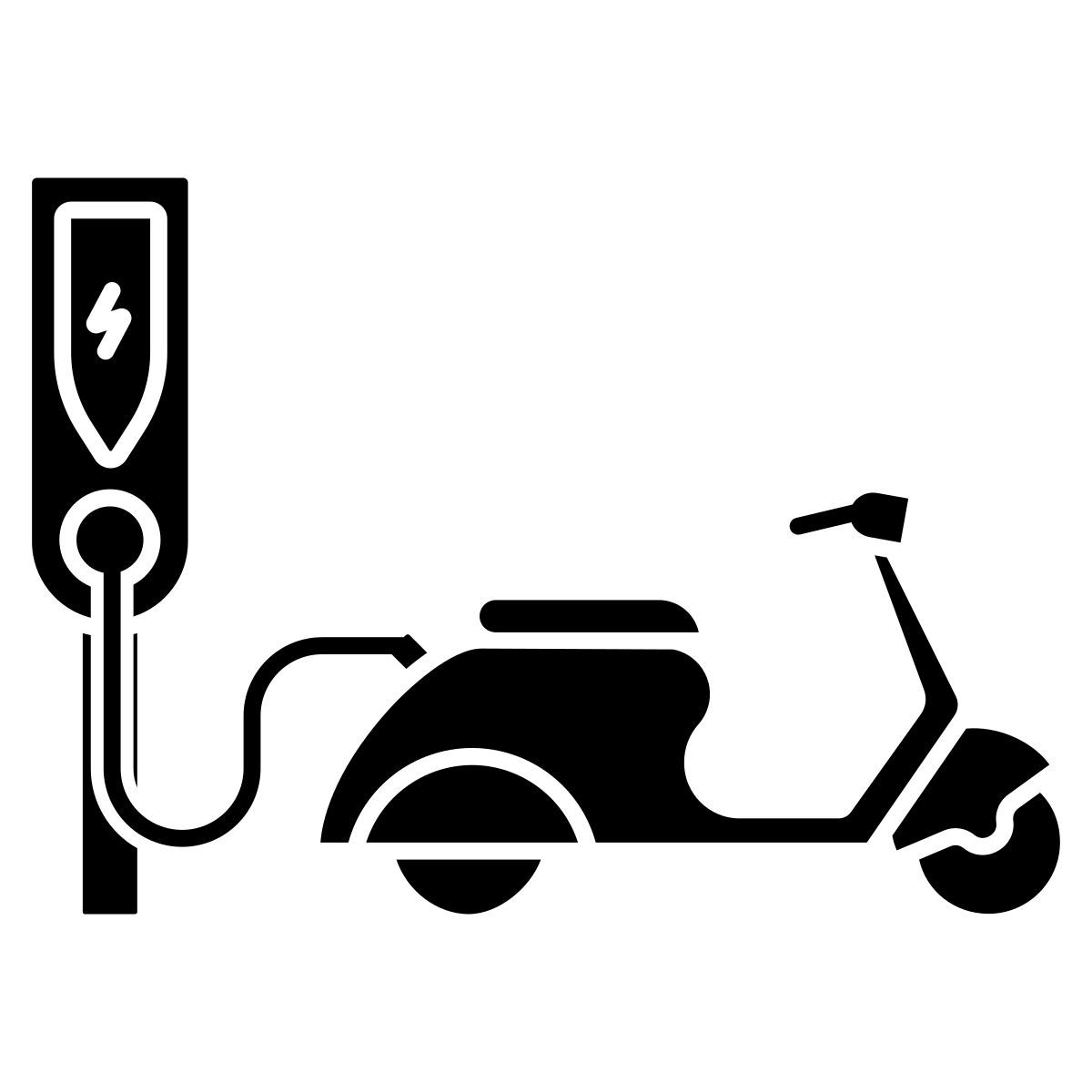 electric scooter icon