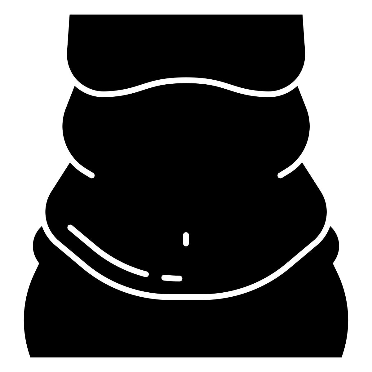 fat belly icon
