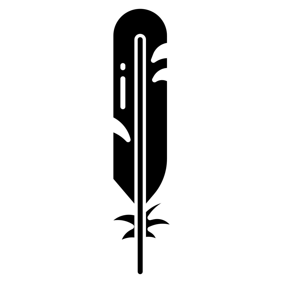 ferruginous hawk feather icon