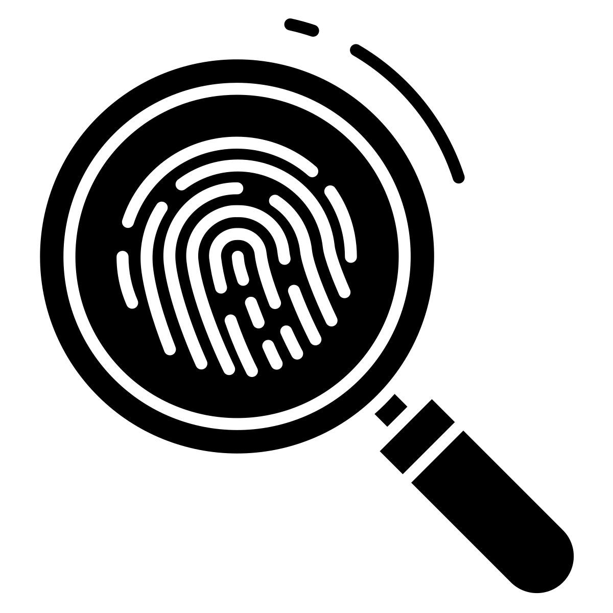 finger print search icon