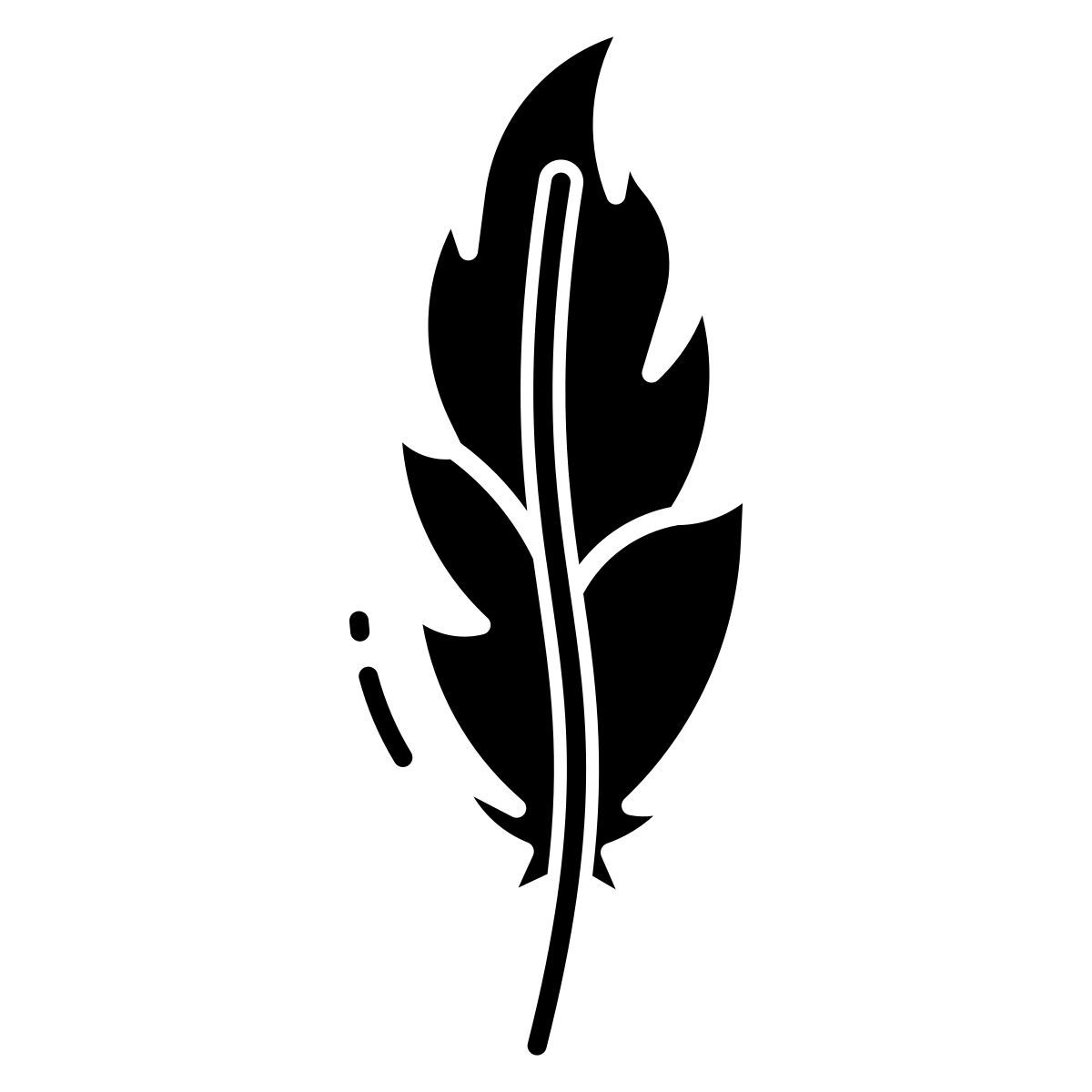 flamingo feather icon