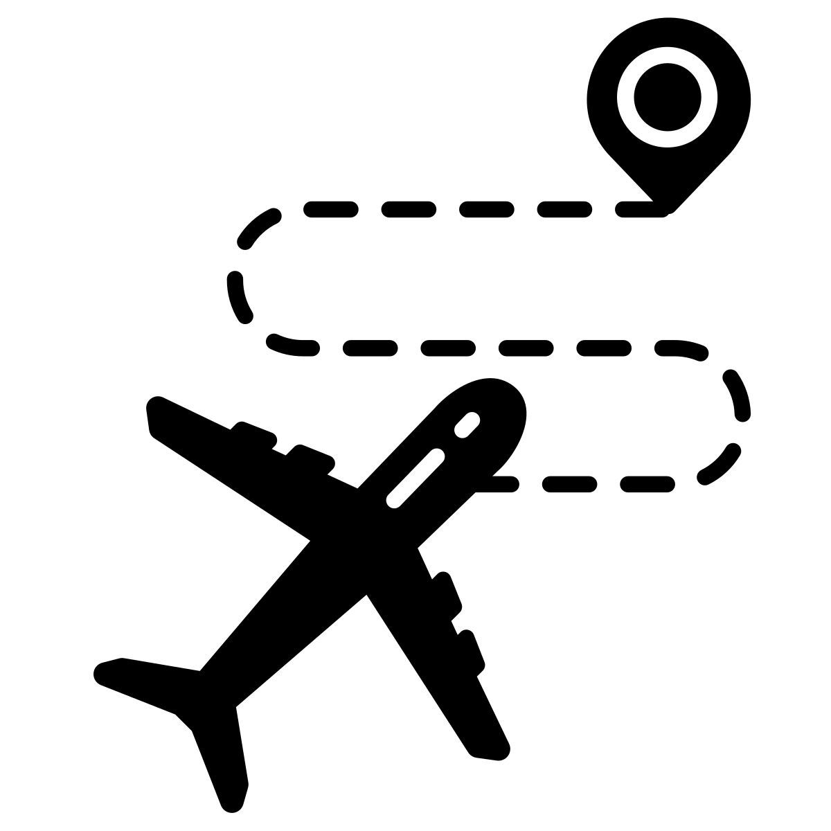 flight route icon