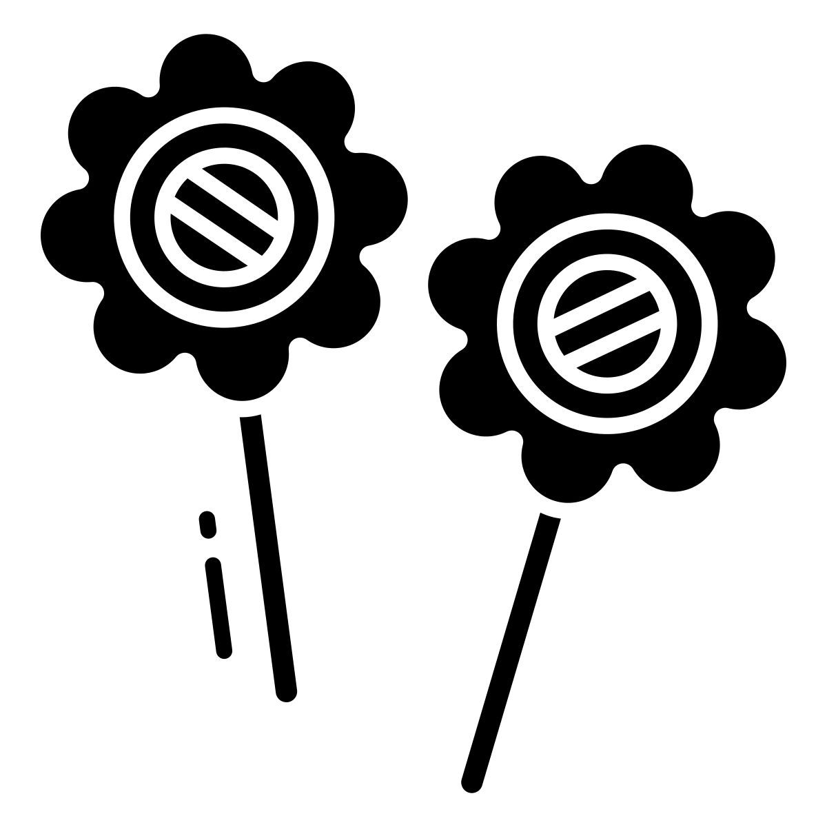 flower candies icon