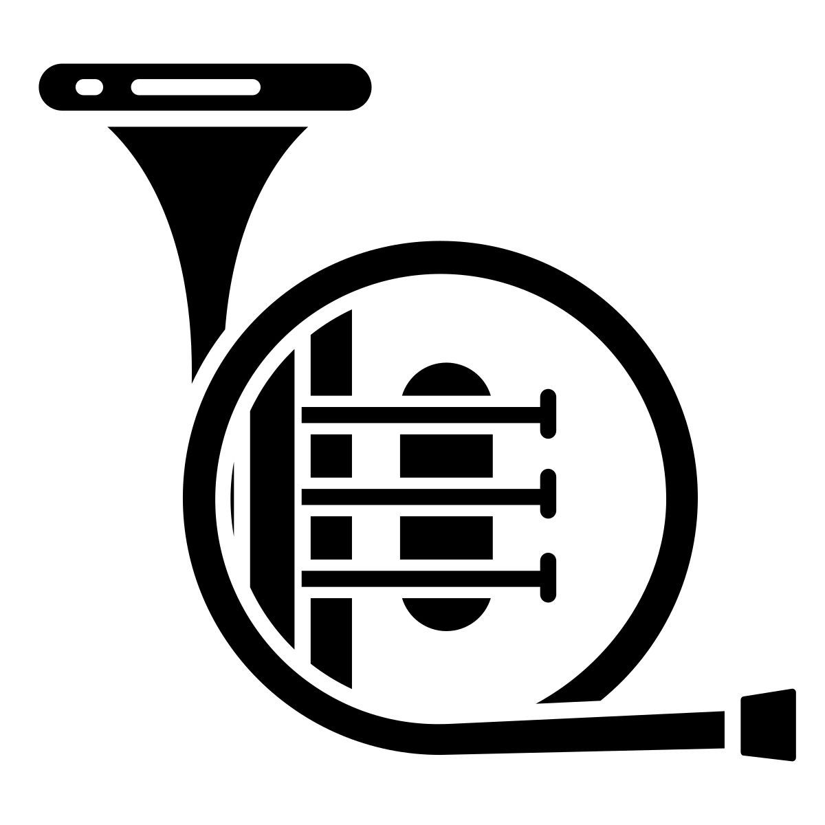 french horn icon