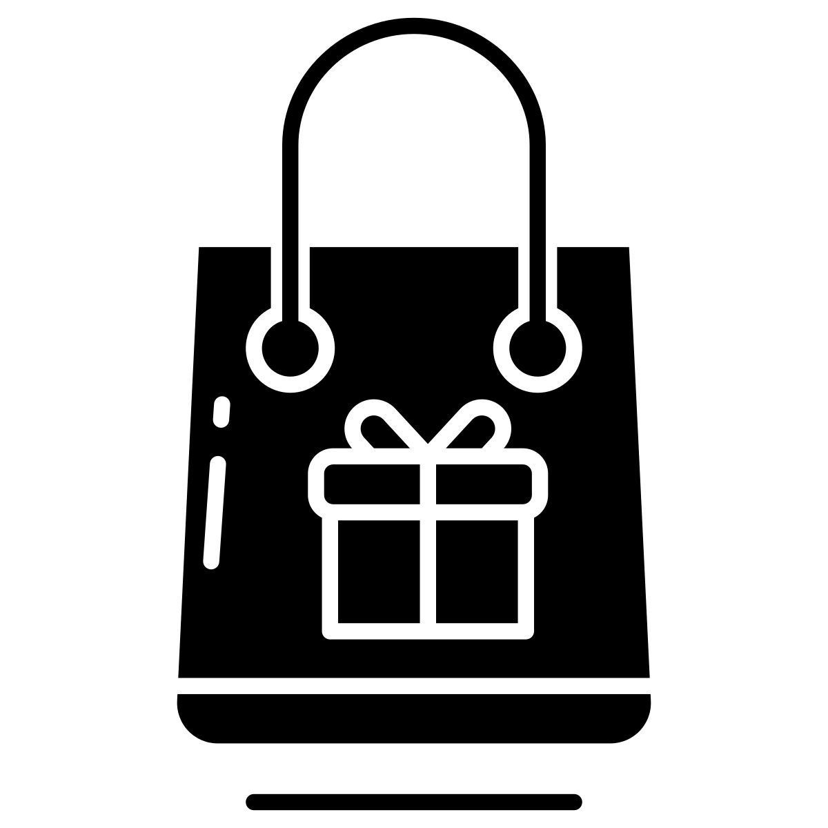 gift shopping bag icon