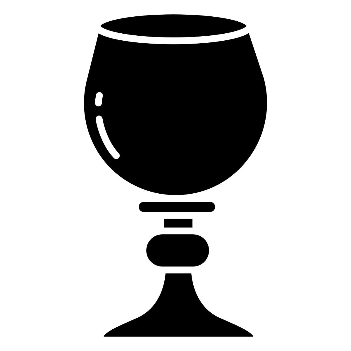 goblet glass icon