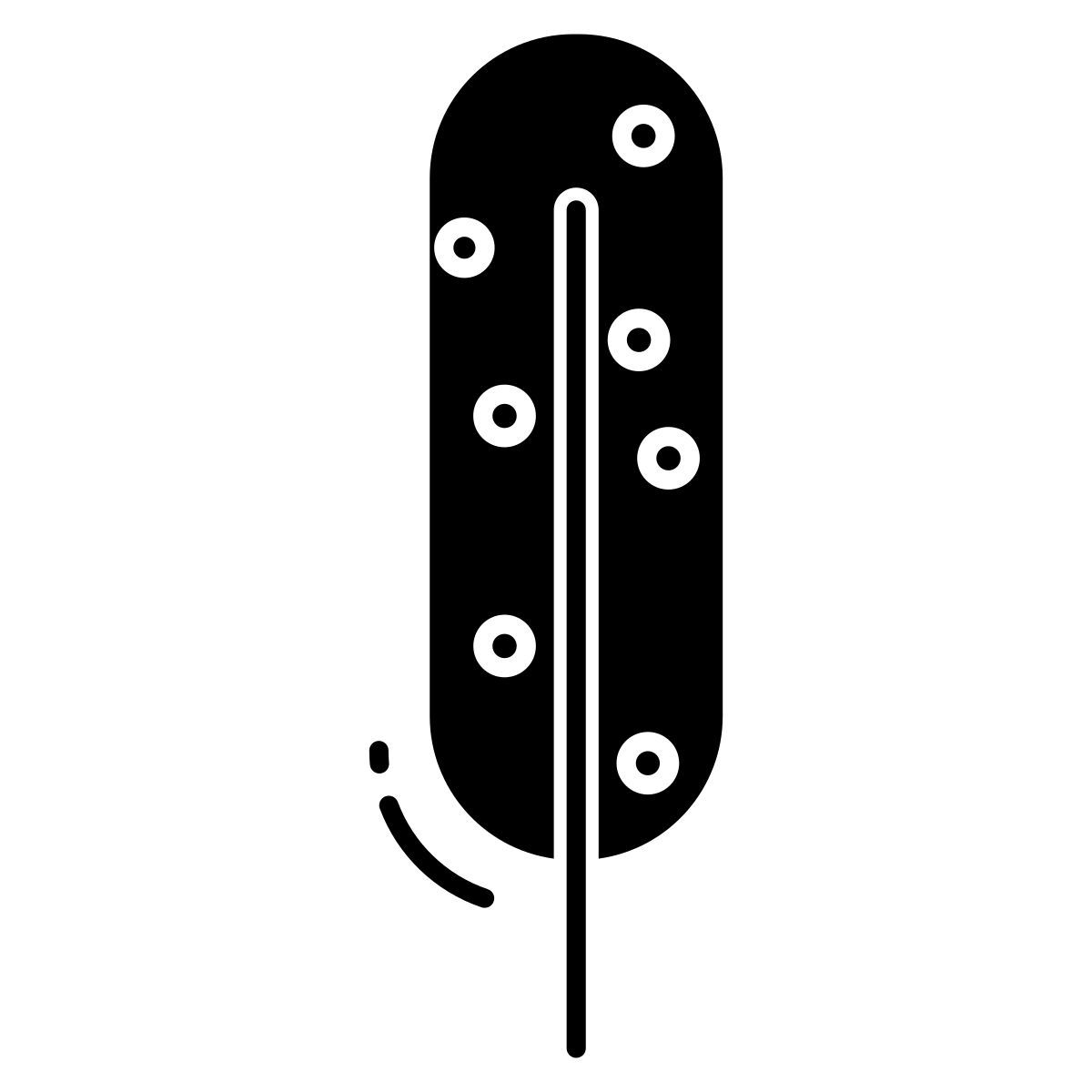 guinea fowl feather icon