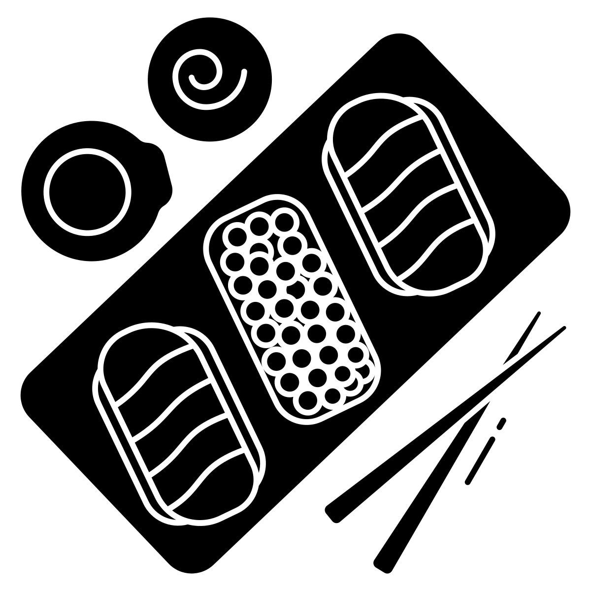 gunkan maki and nigiri icon