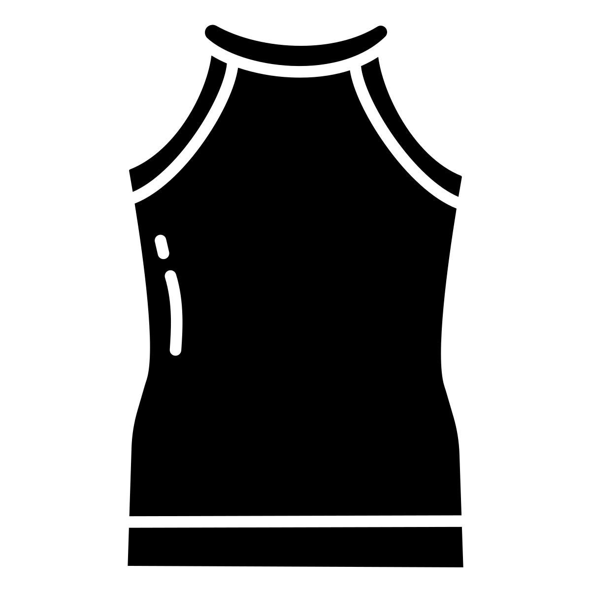 halter neck top icon
