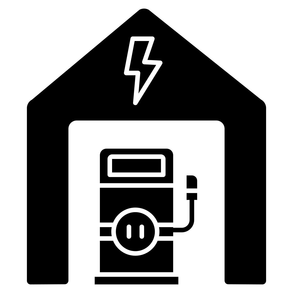 home ev station icon