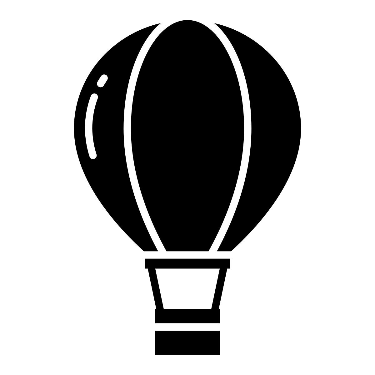 hot air balloon icon
