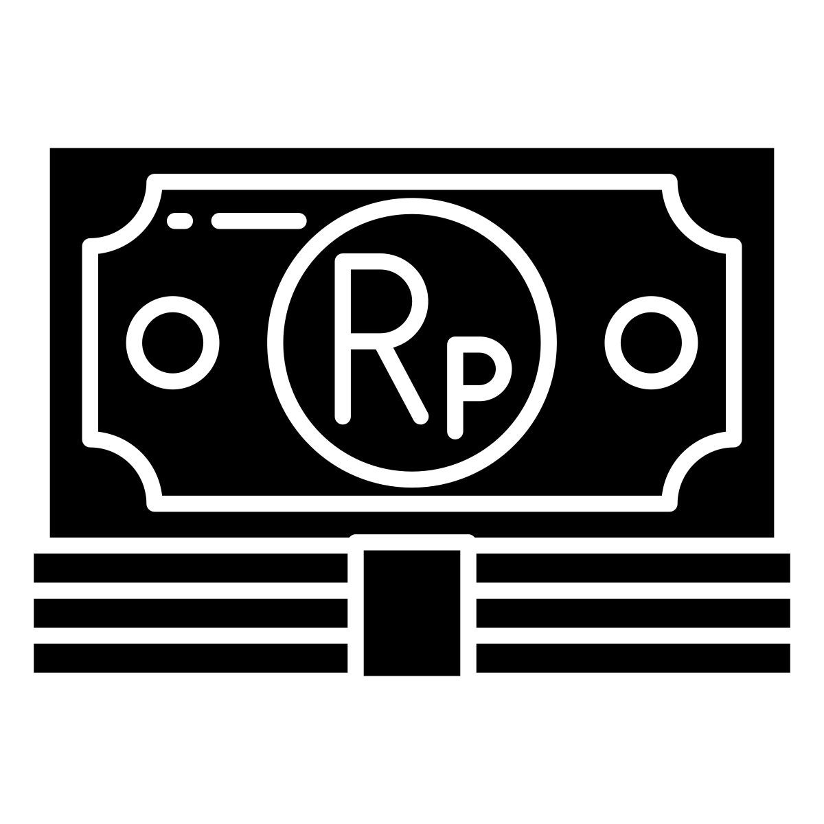 indonesian rupiah icon