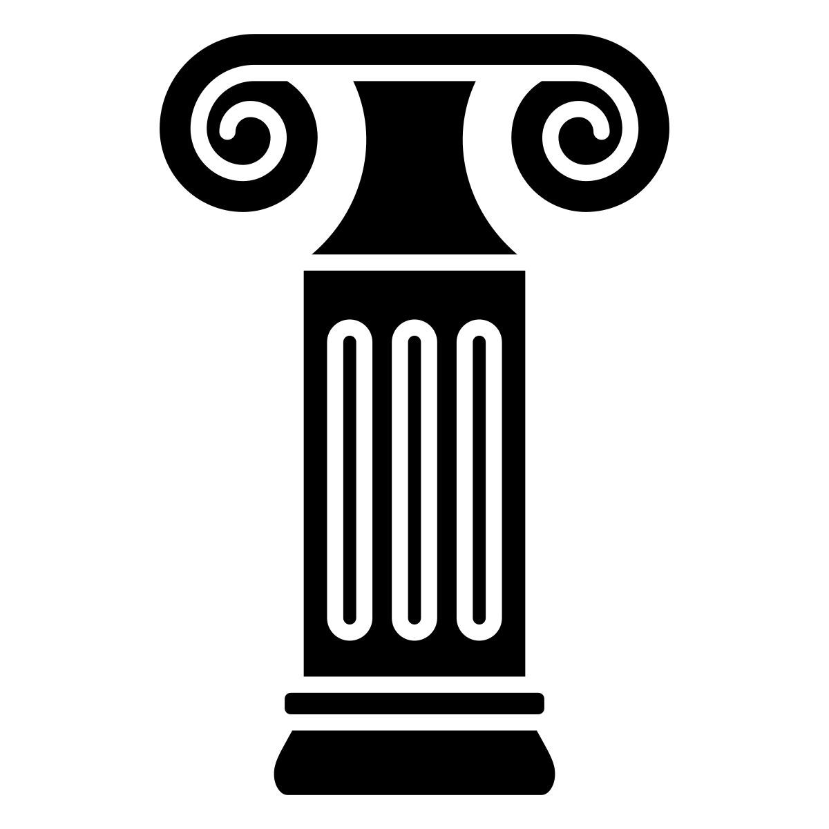 ionische säule icon