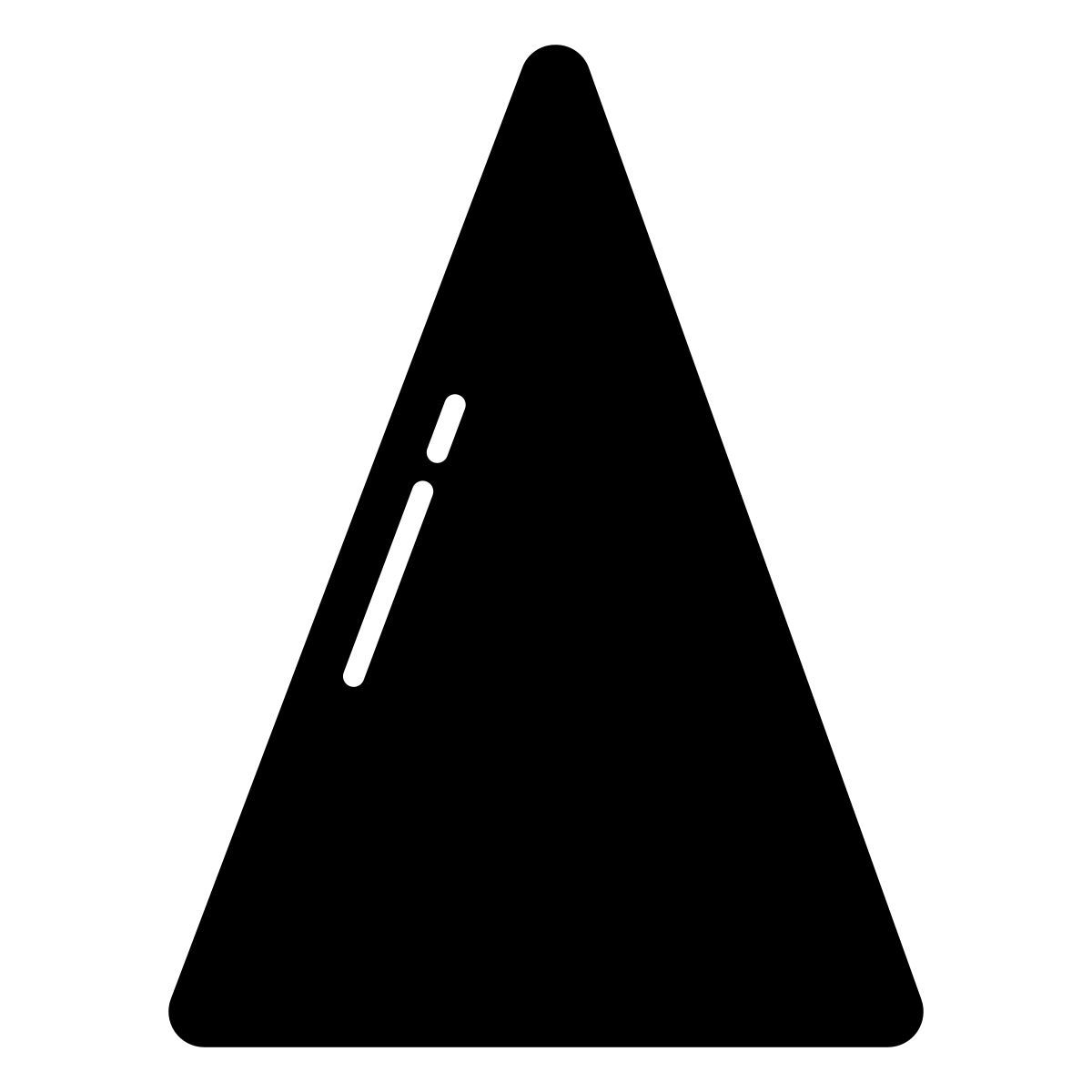triángulo isósceles icon