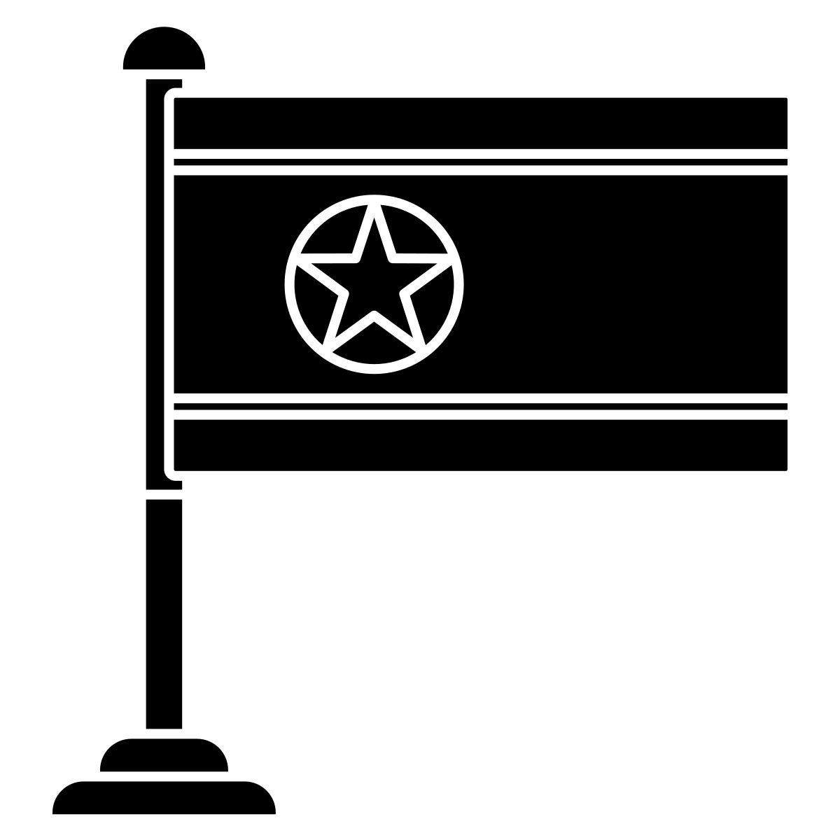 한국 북한 국기 icon