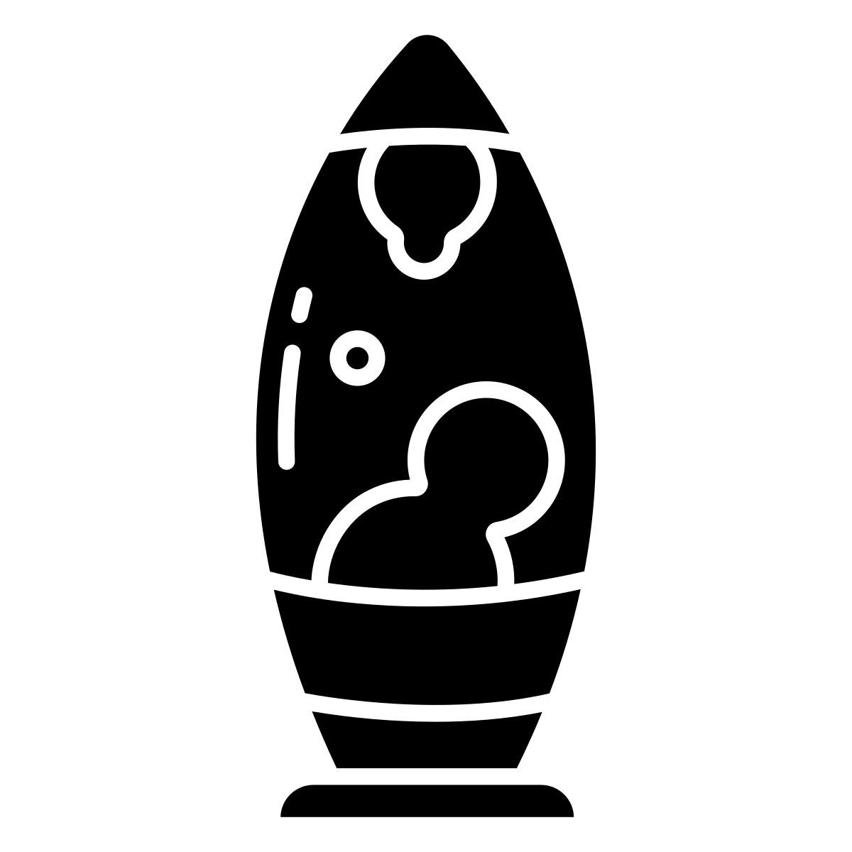 lampada di lava icon