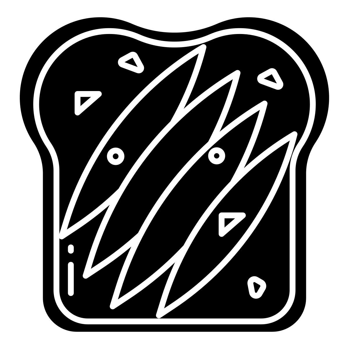 mango toast icon
