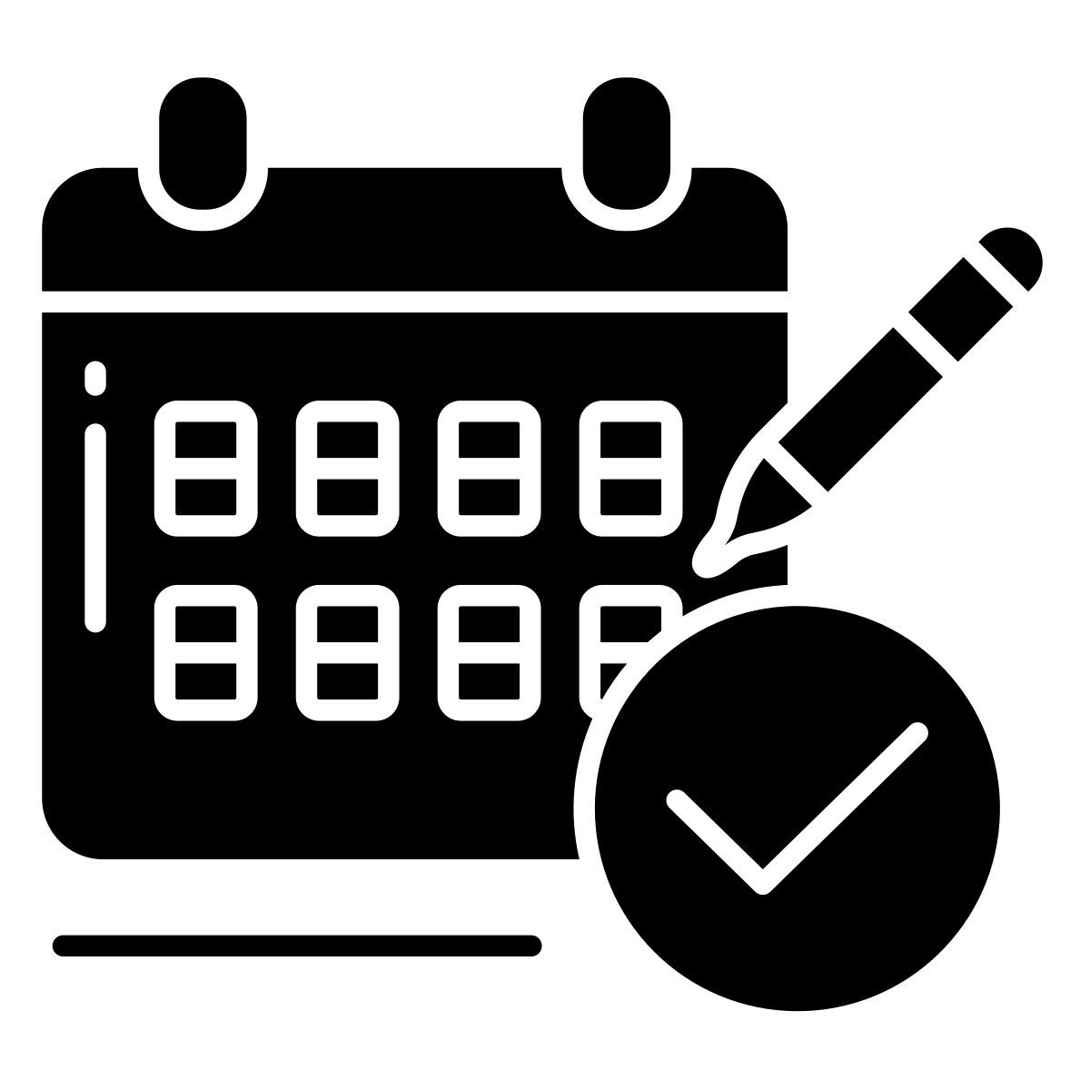 mark calendar icon