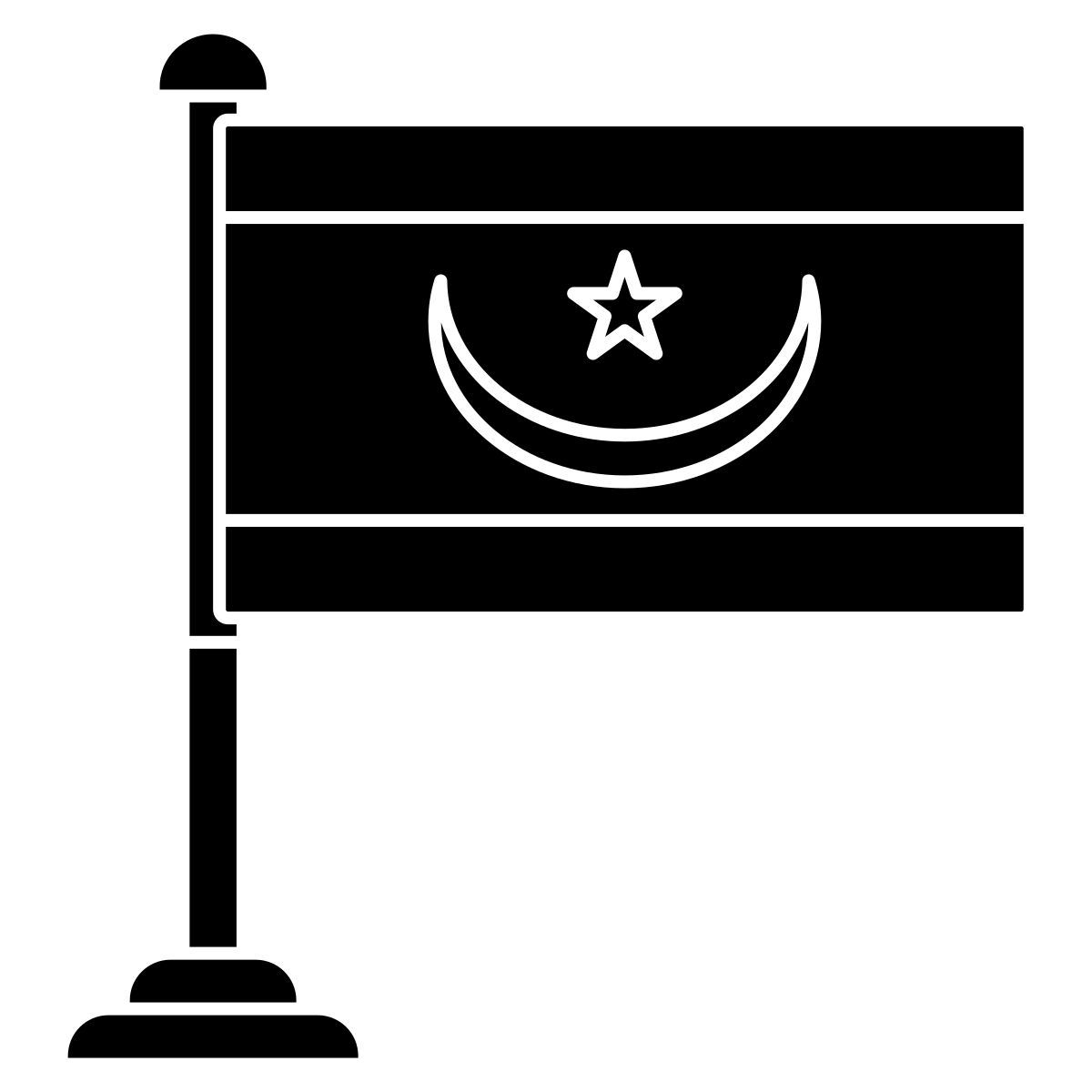 모리타니 국기 icon