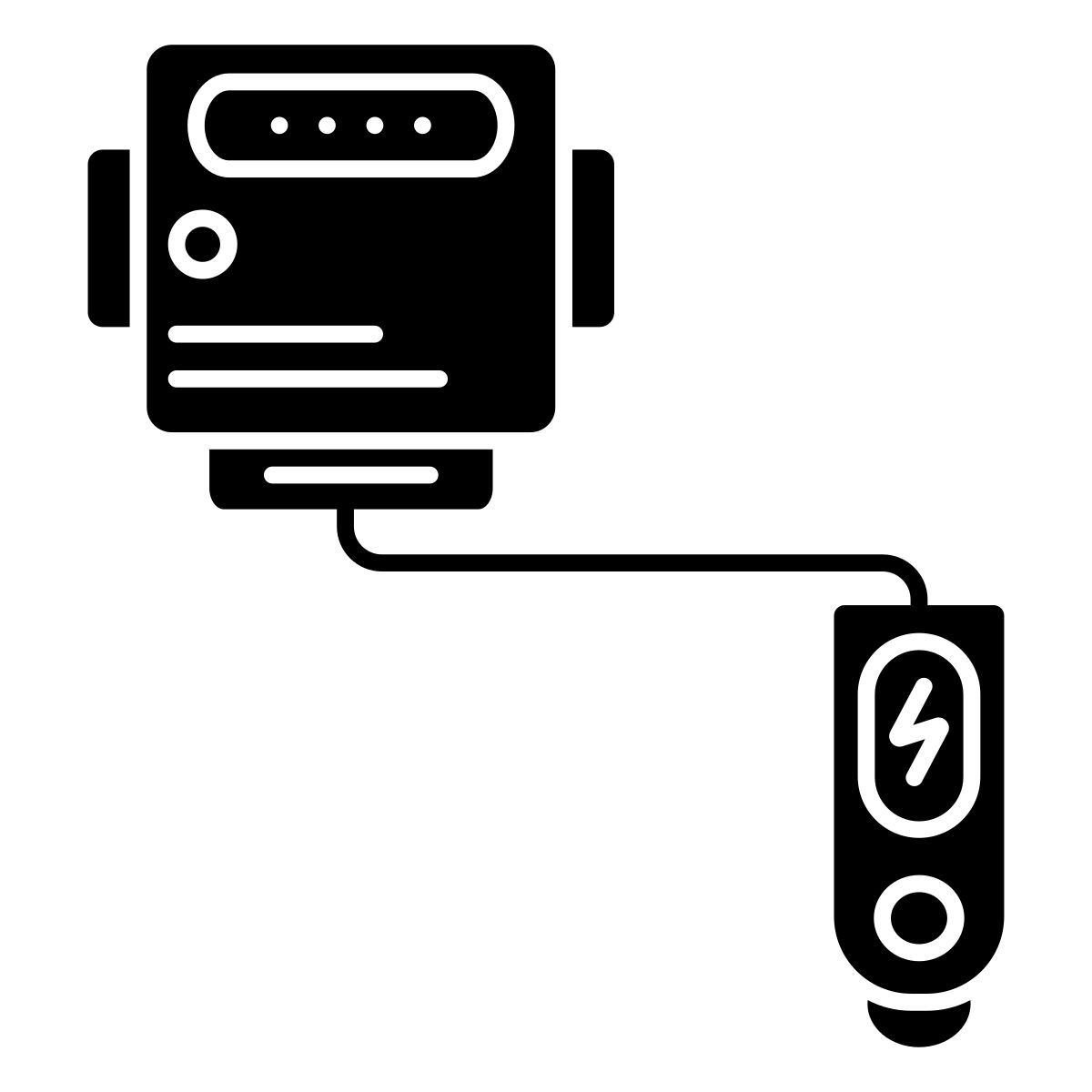 meter battery charger icon
