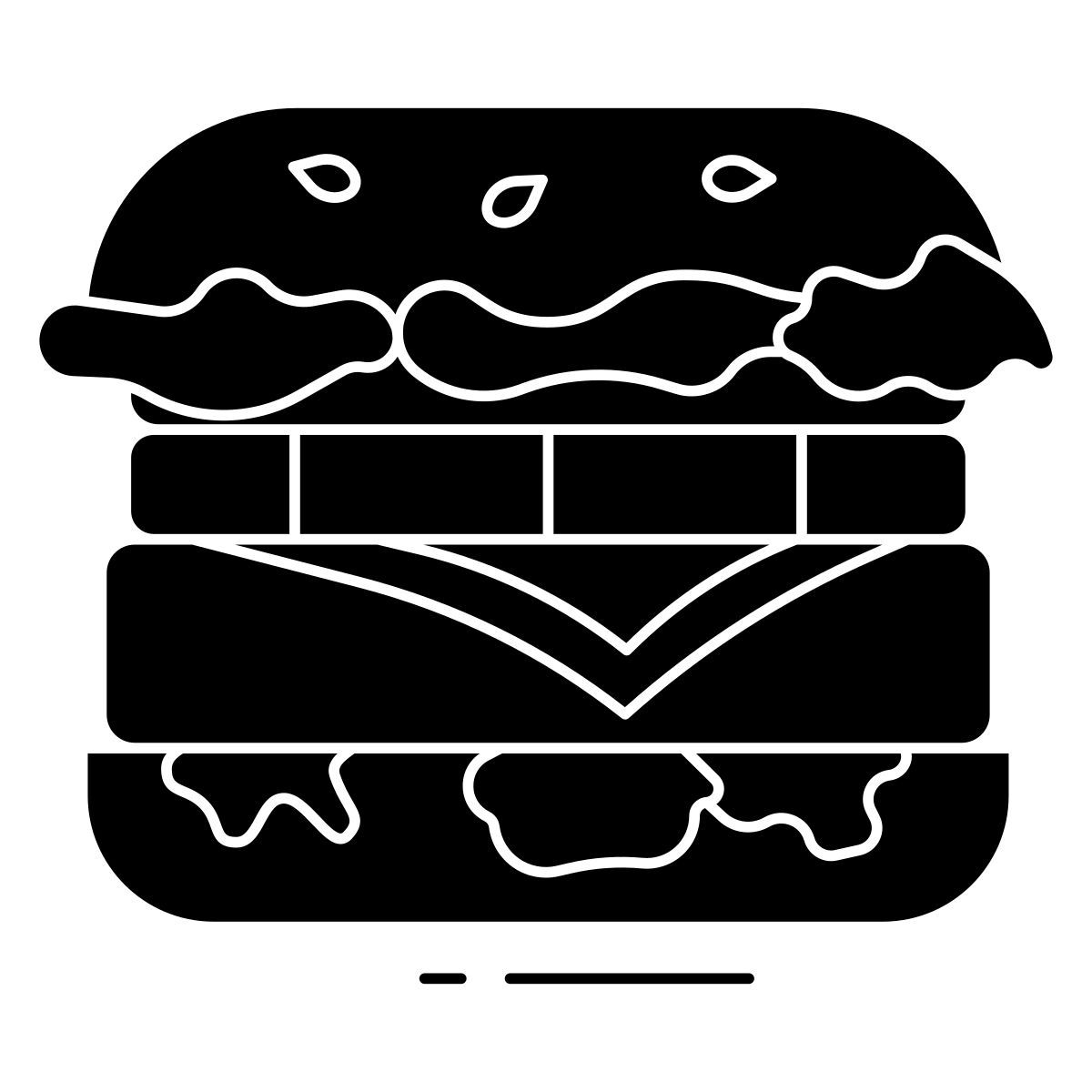 mexican burger icon