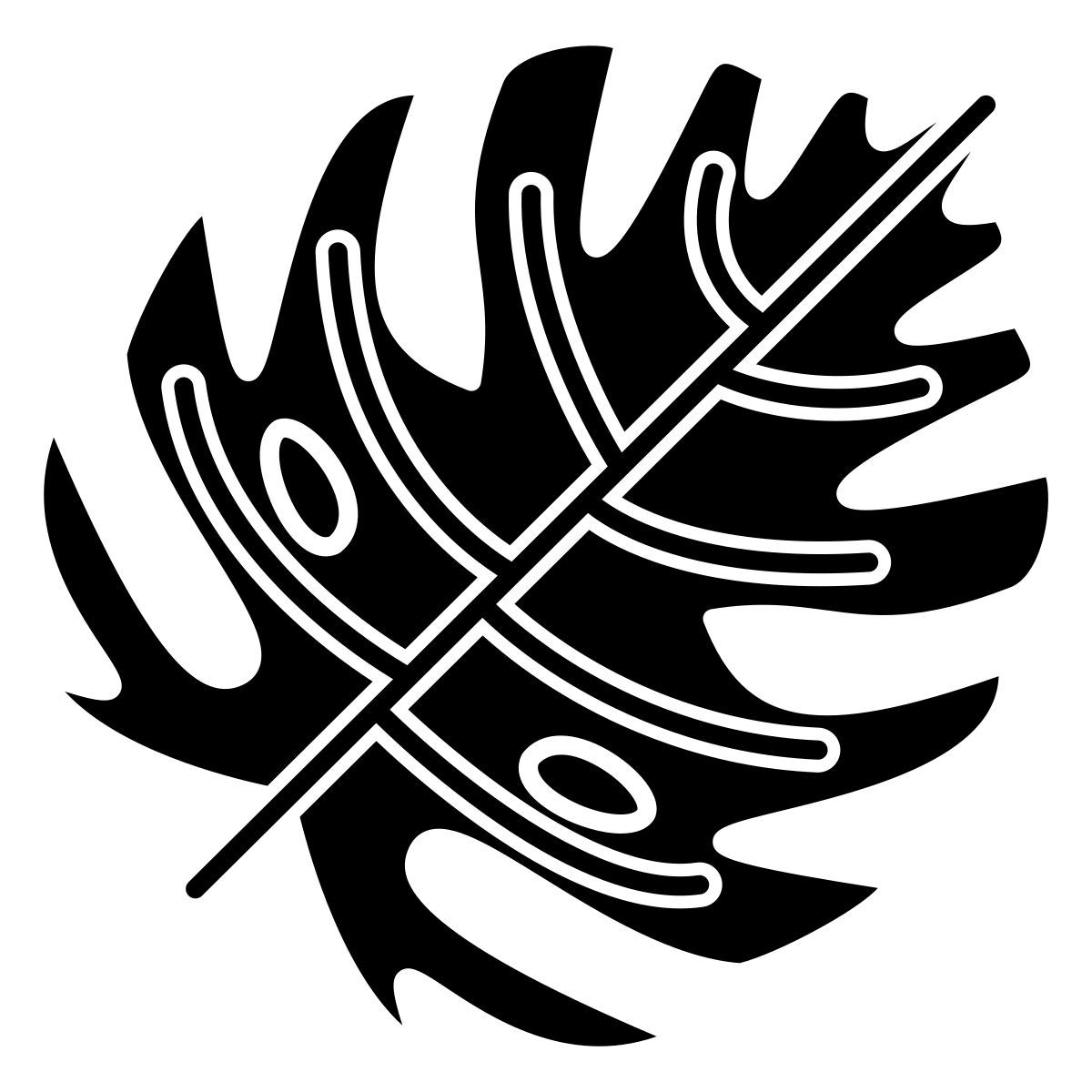 hoja de monstera icon