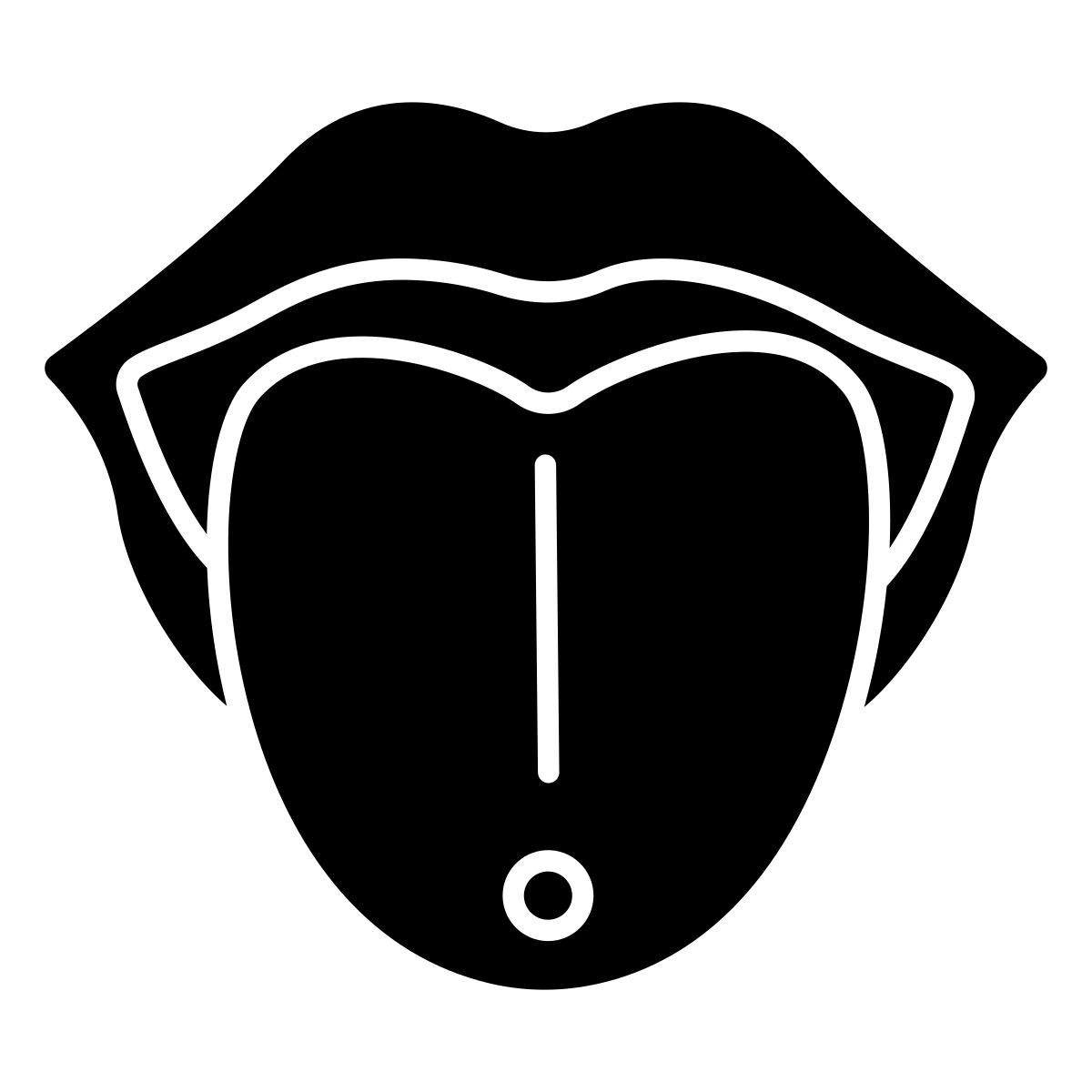 mouth piercing icon