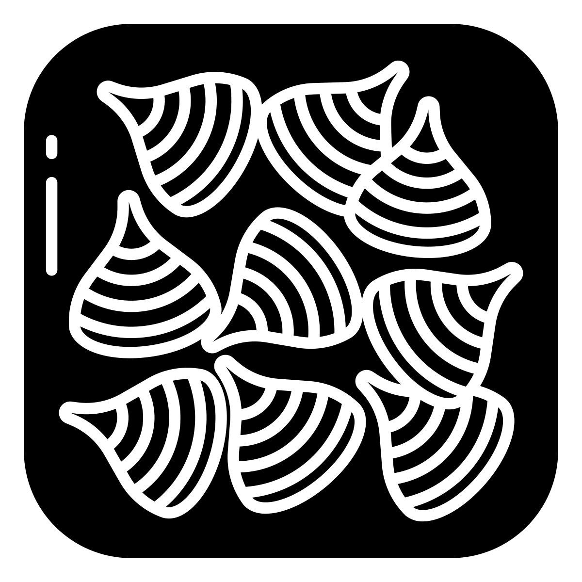 multi colored hard candies icon