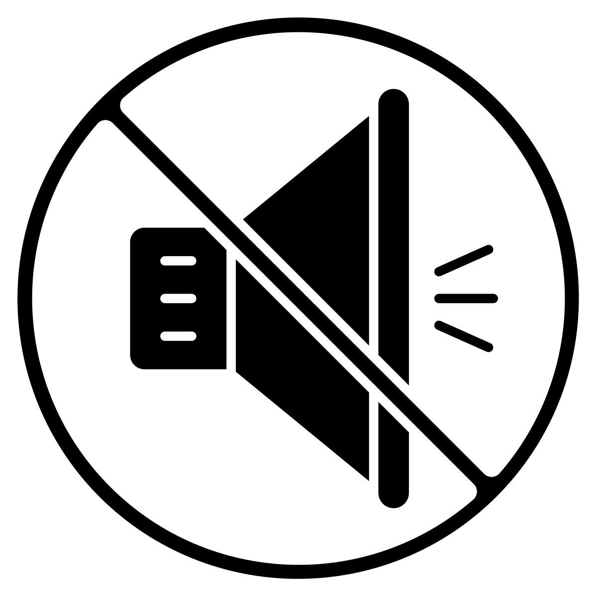 no horn icon