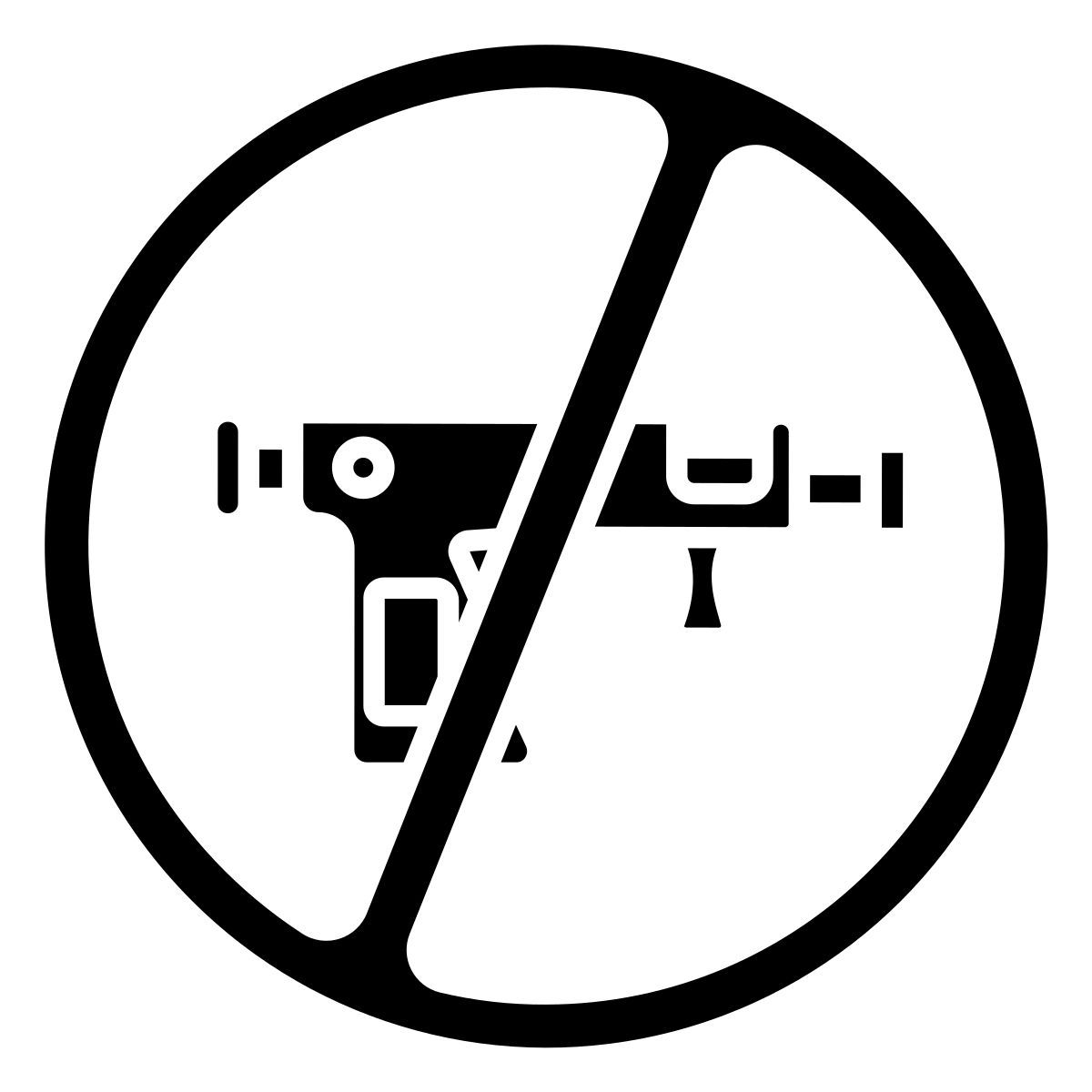 no piercing icon