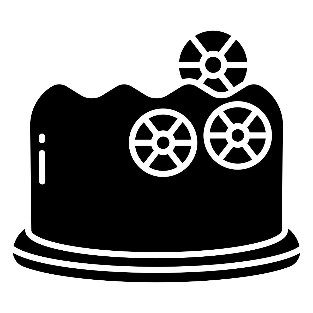 orange pastry icon