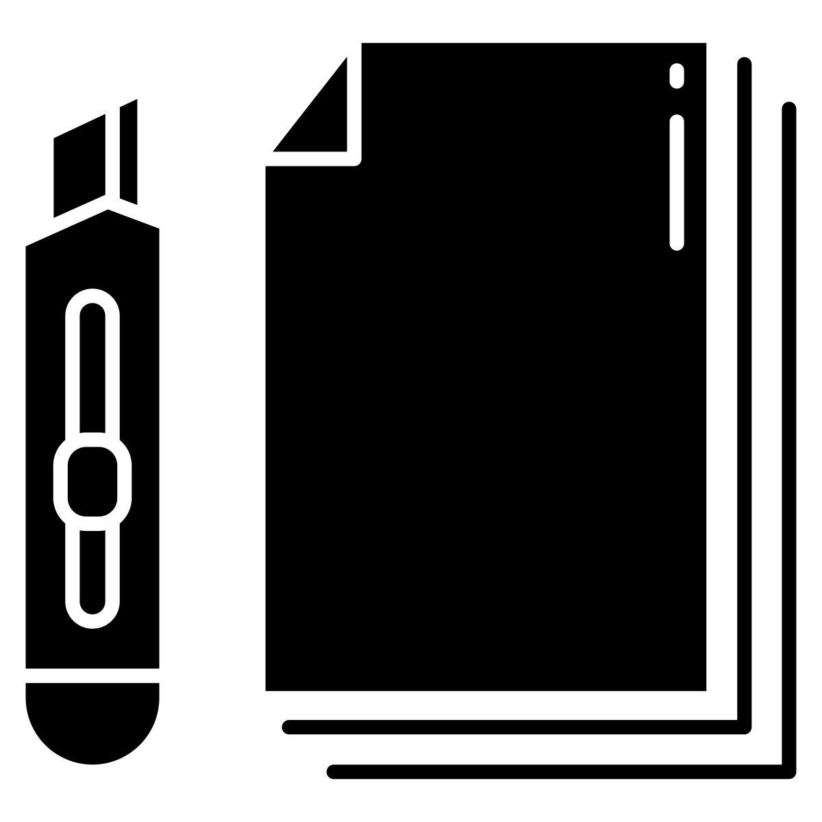 paper knife icon