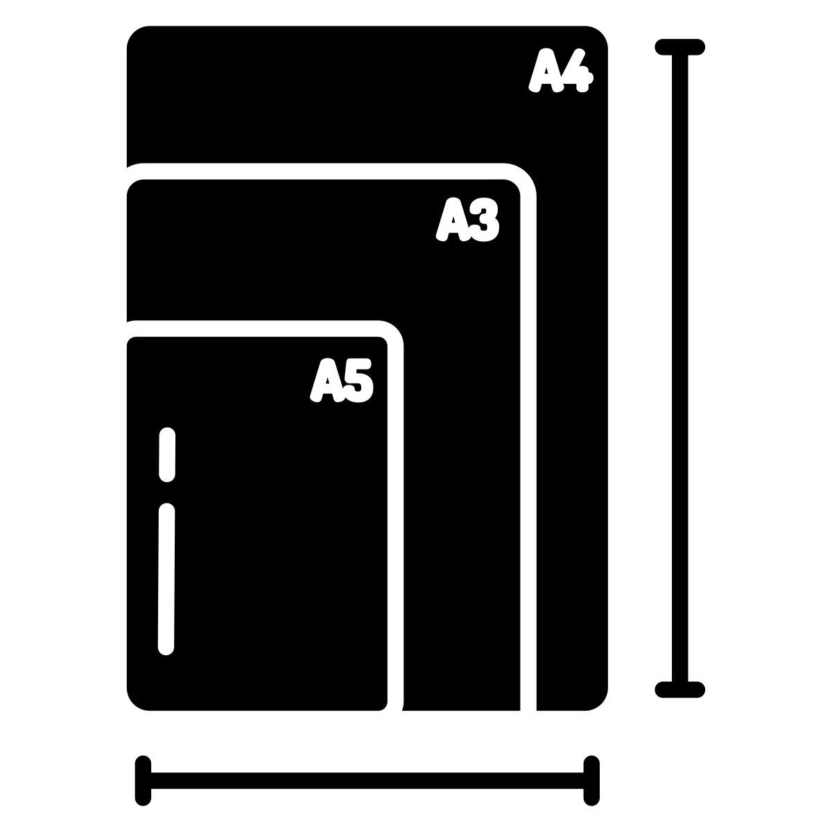 tamanho do papel icon