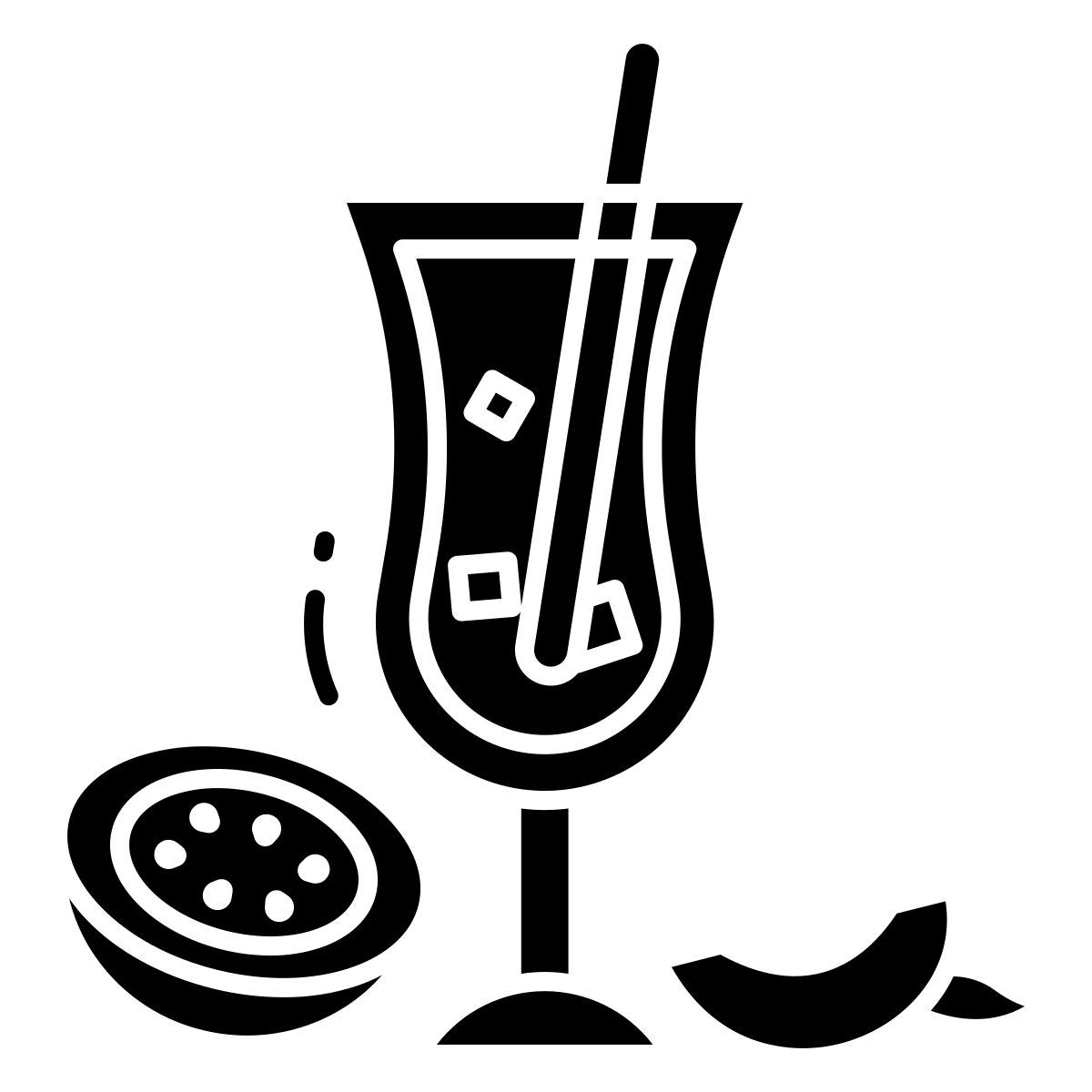 passion fruit juice icon