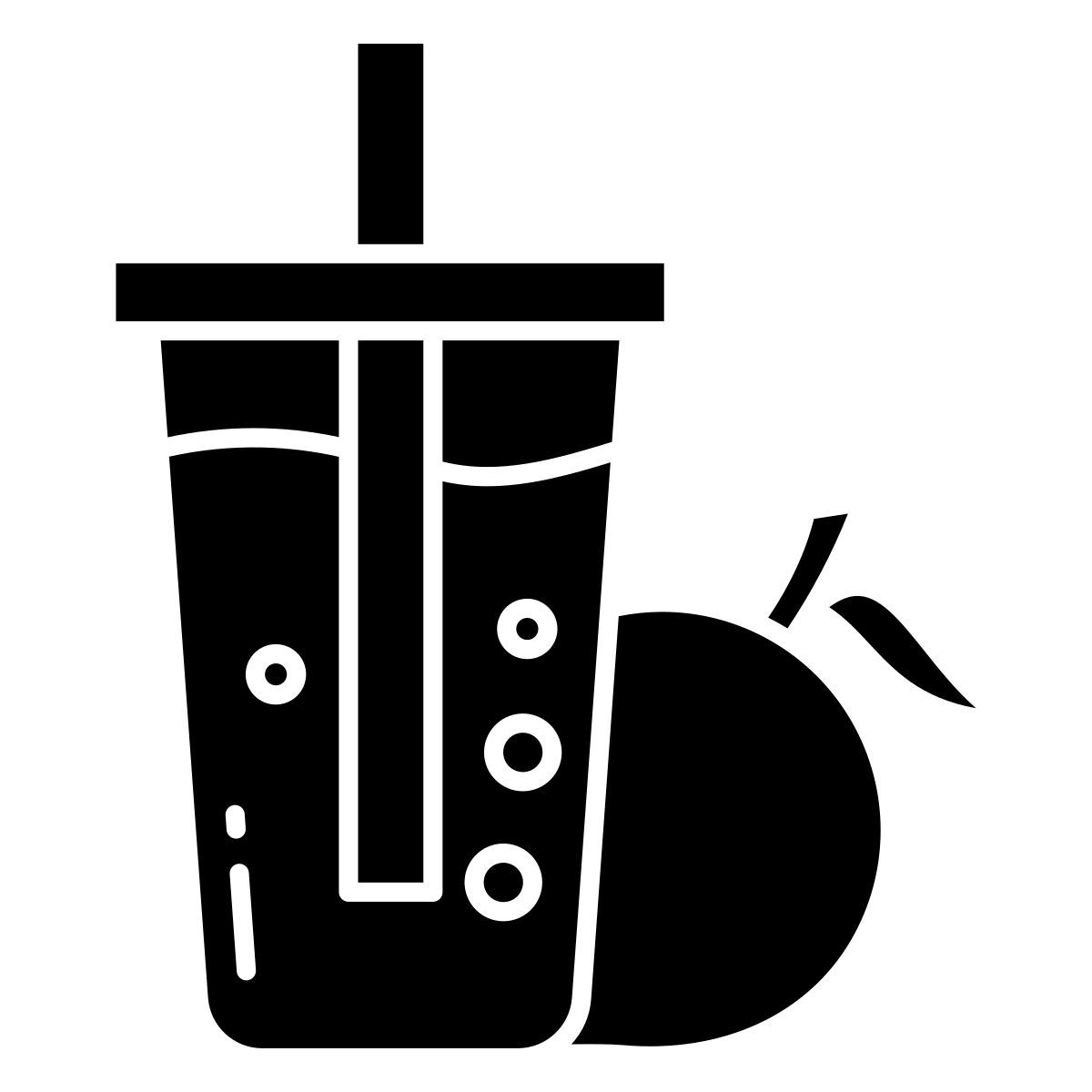 peach juice icon