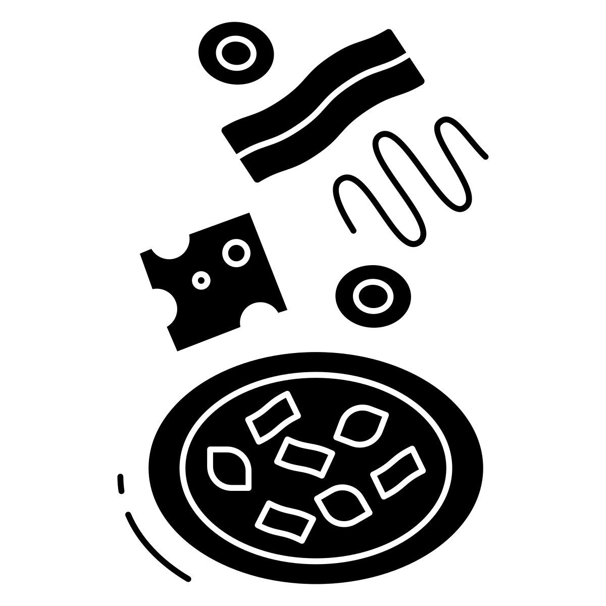 pizza levitation icon