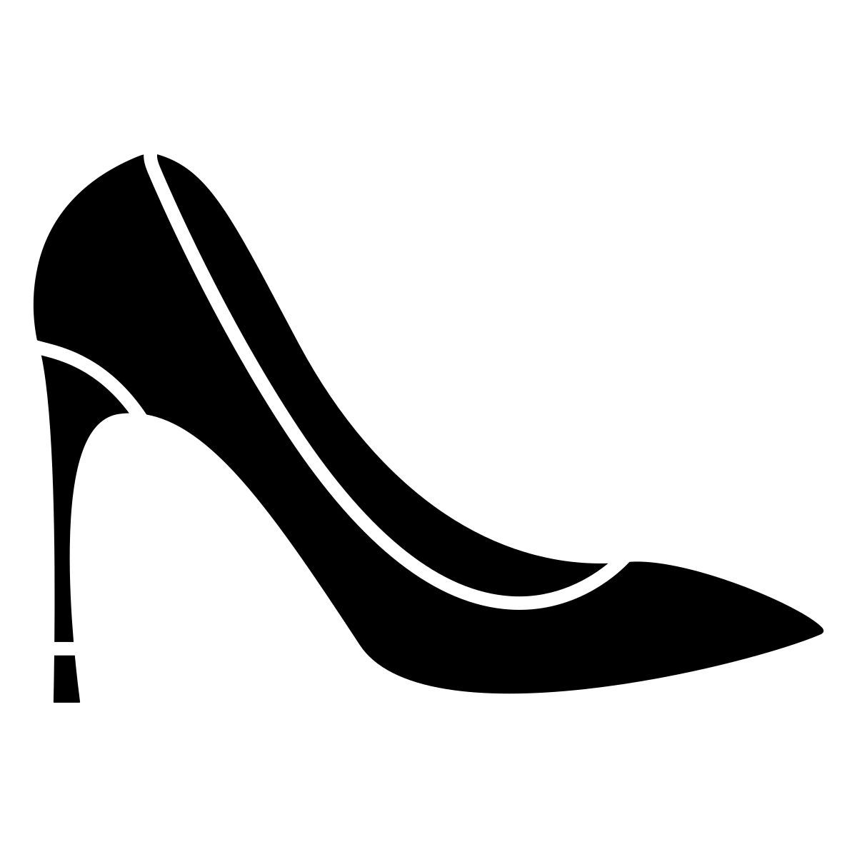pointed heel shoe icon