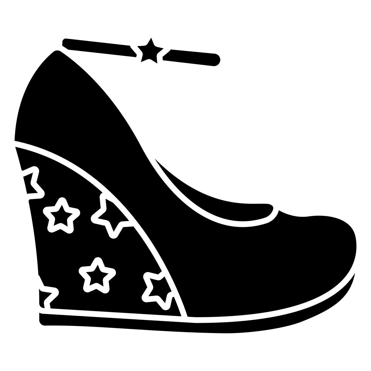 pump shoe wedge icon