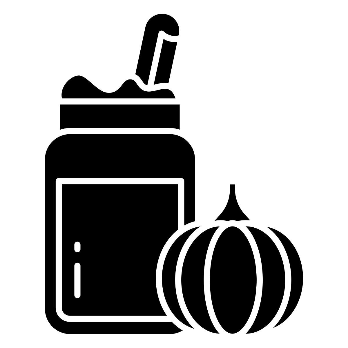 pumpkin pie smoothie icon