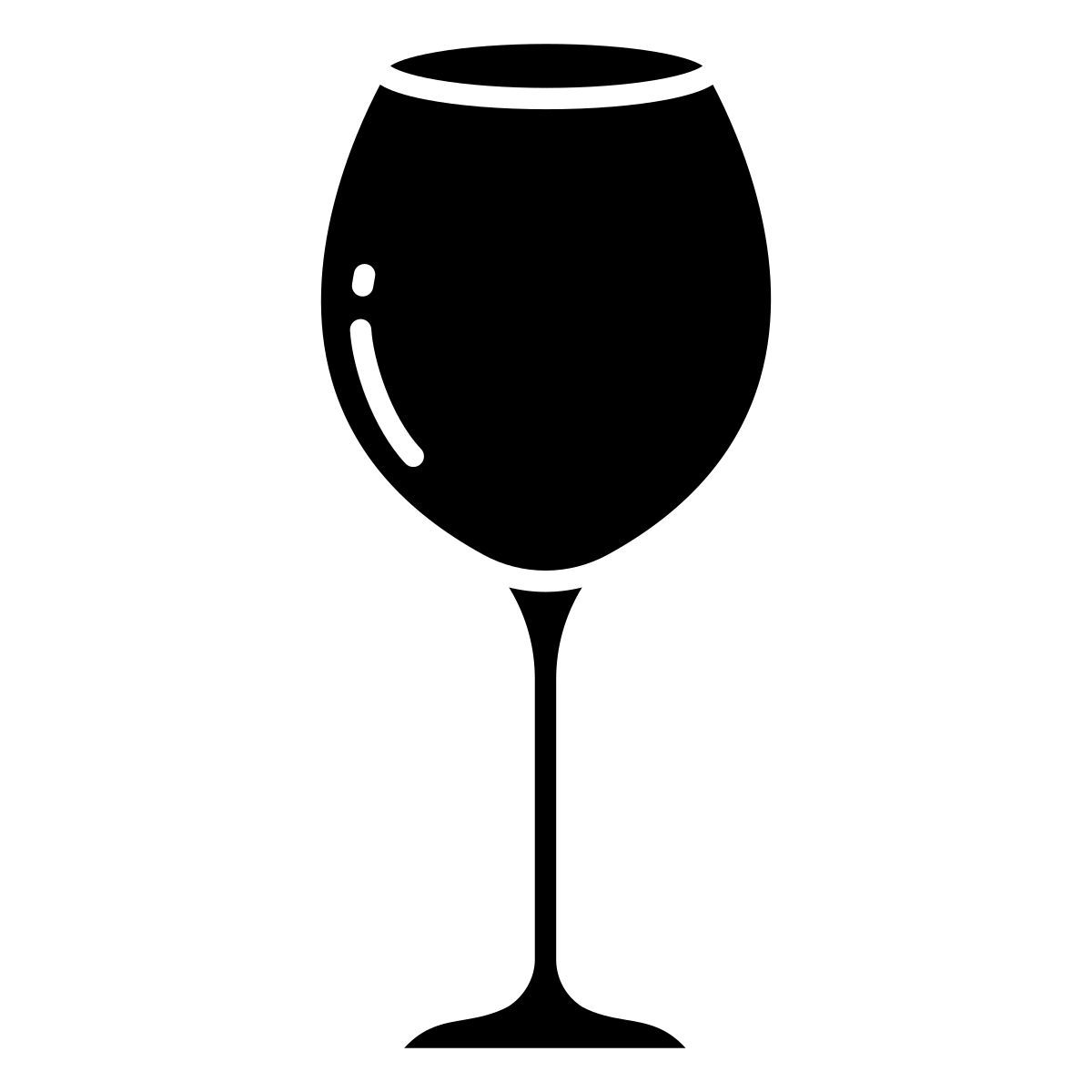 red wine glass icon