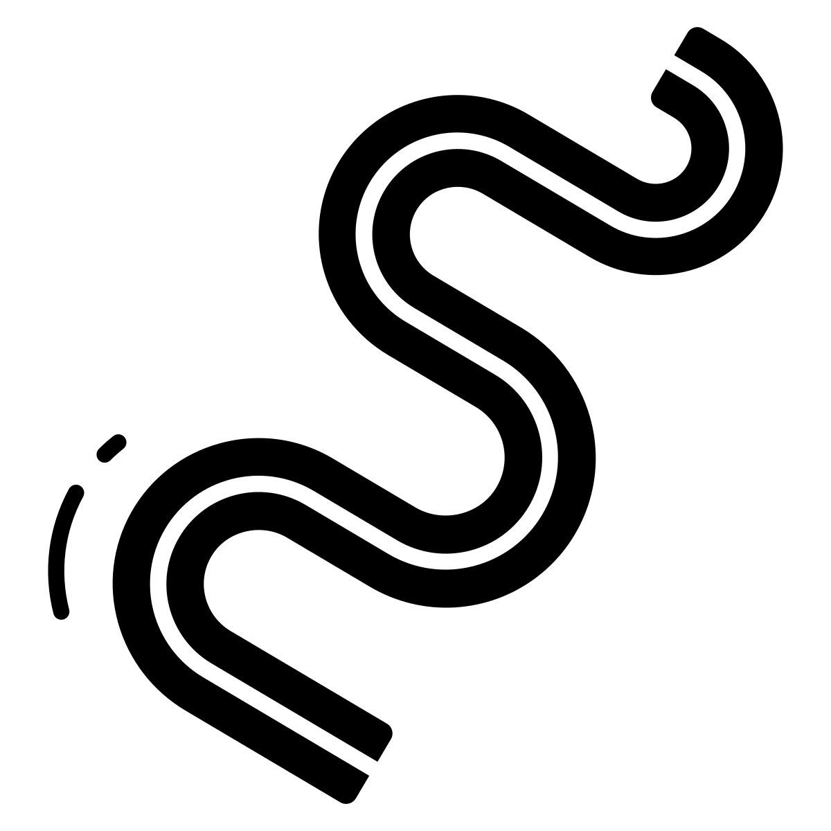 ribbon candy icon