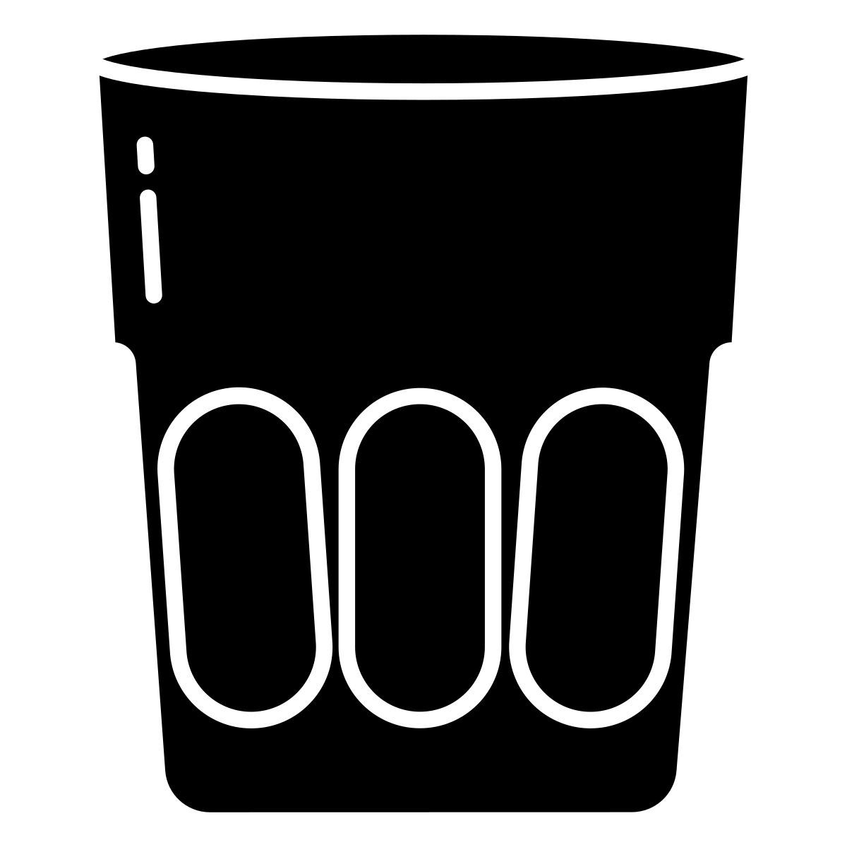 rocks glass icon