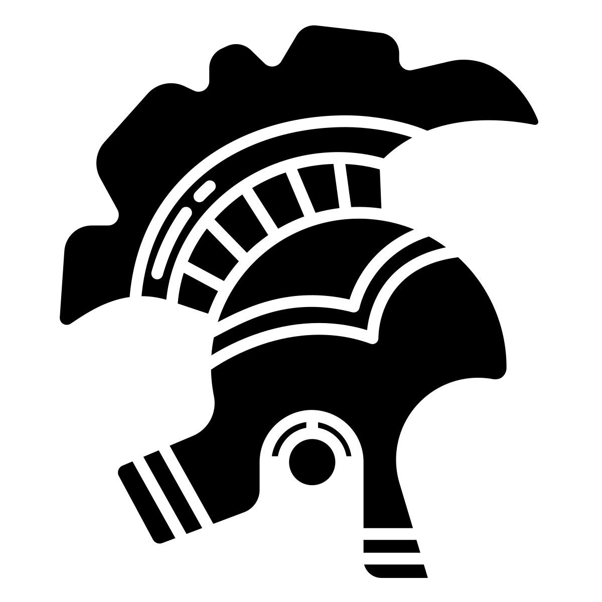 roman helmet icon